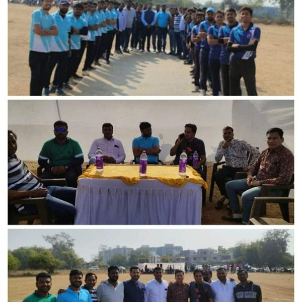 Excellent Cricket League organised by Nadiad.