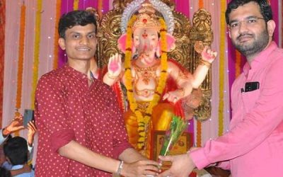 ઝાલાવાડ કા રાજા ગણપતિ મહોત્સવ 2022 માં ત્રીજા દિવસની મહા આરતી માં.