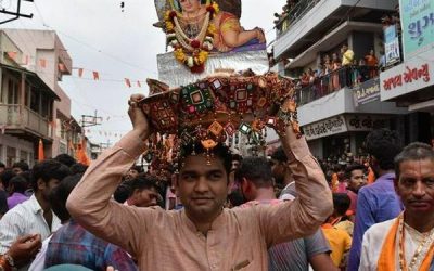 શ્રીકૃષ્ણ જન્મોત્સવ શોભાયાત્રા.