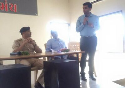 Interactive Meet With PSI of Wadhwan B Division Police Station, Shri Pradipsinh Gohil Organised by Wadhwan Industries Association today at WIA Hall.