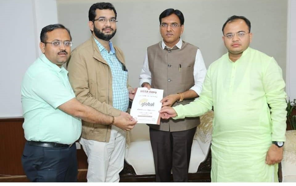 Global Zalawad Invitation to Mansukh Mandavia Sir.