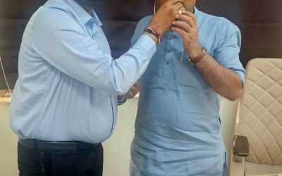 રાજ્યકક્ષાની ફી રીવીઝન કમિટીના સદસ્ય તરીકે નિમણૂંક બાદ પ્રદેશ ભાજપ સંગઠન મહામંત્રી શ્રી રત્નાકરજી તથા લોકપ્રિય ધારાસભ્યશ્રીઓ પાસેથી આશીર્વાદ અને શુભેચ્છાઓ પ્રાપ્ત.